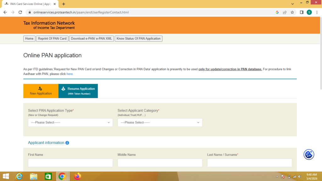 PAN Card Apply Kese Kare