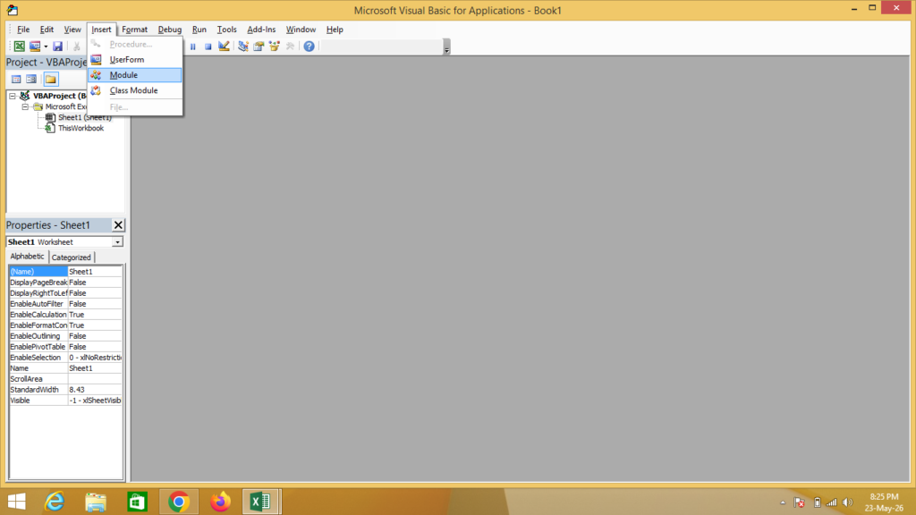 QR Code VBA Code in Excel