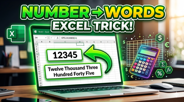 Numbers To Words in Excel VBA Code