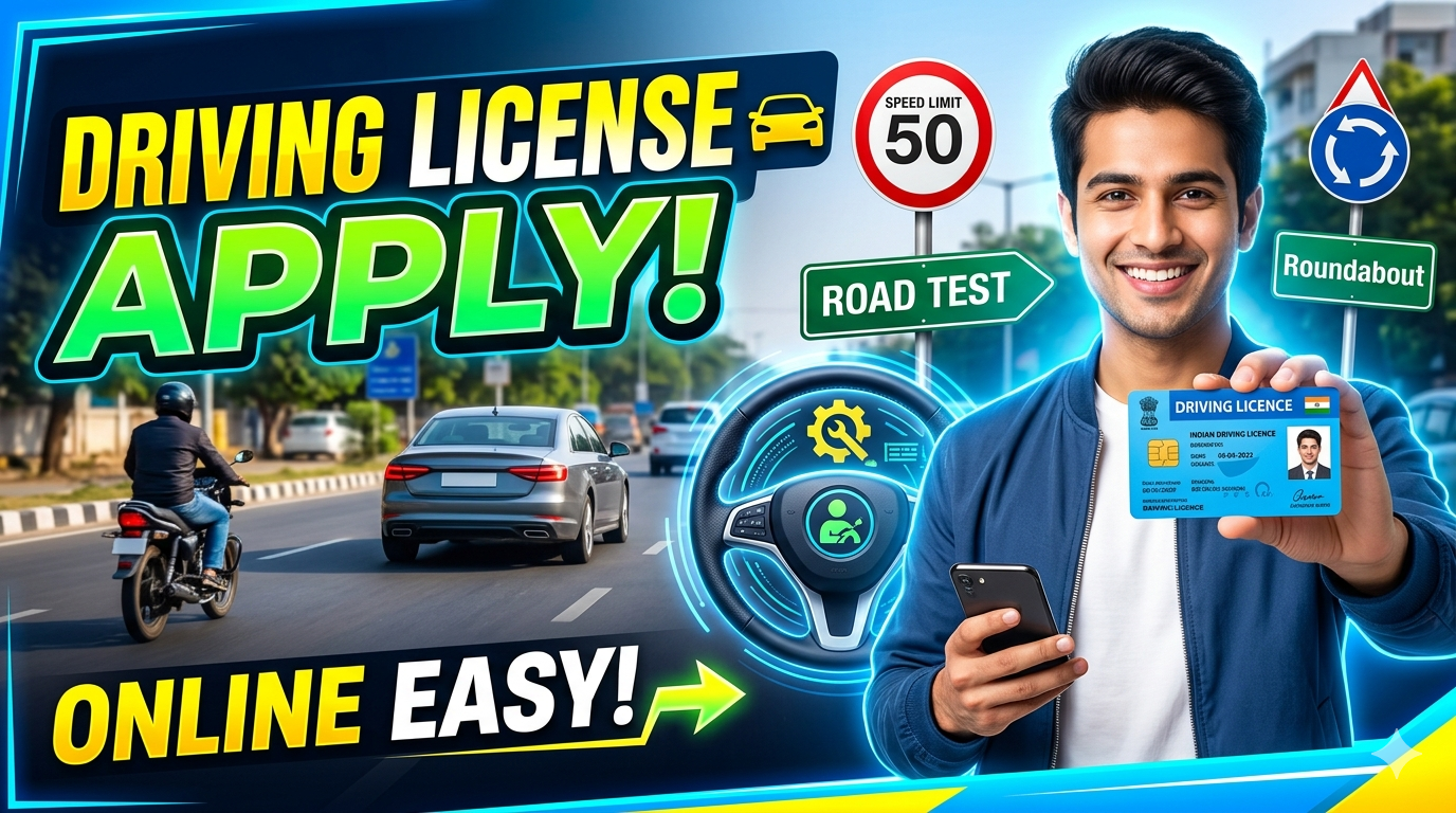 Driving License Apply Kese Kare