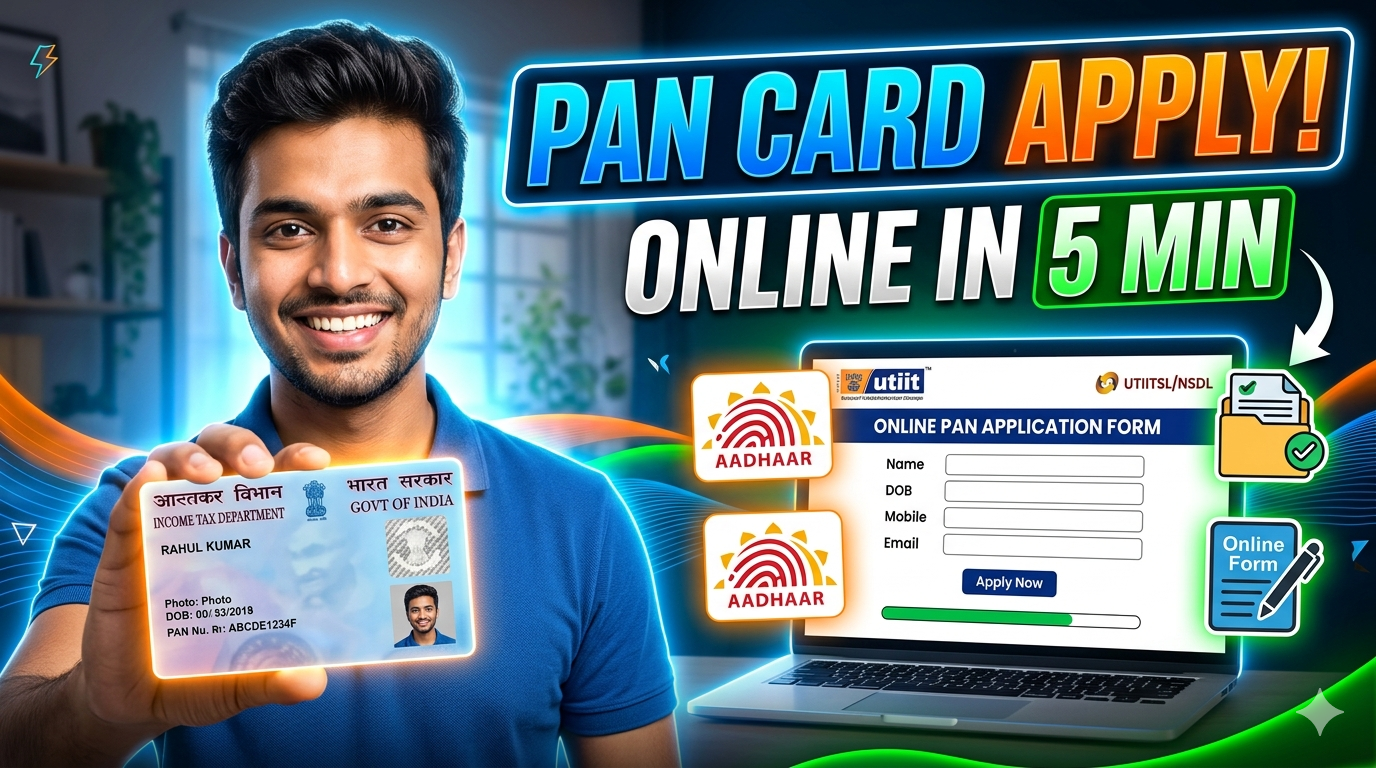 PAN Card Kese Apply Kare