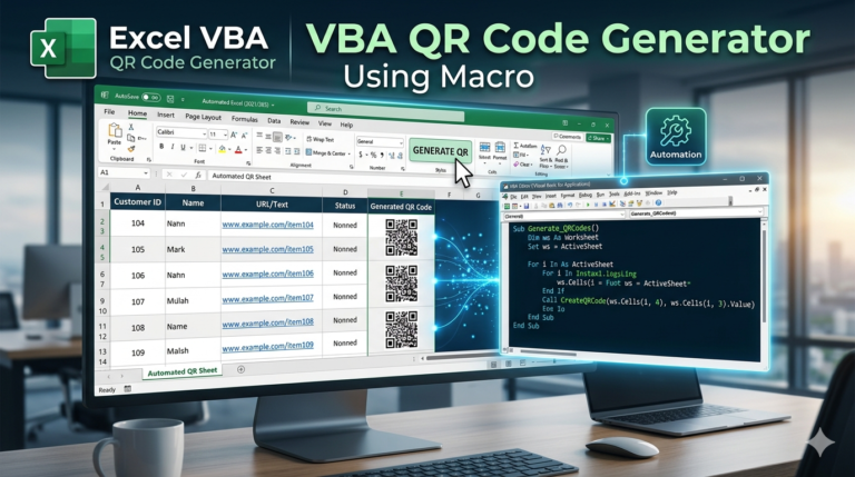 QR Code Generator Excel VBA Code